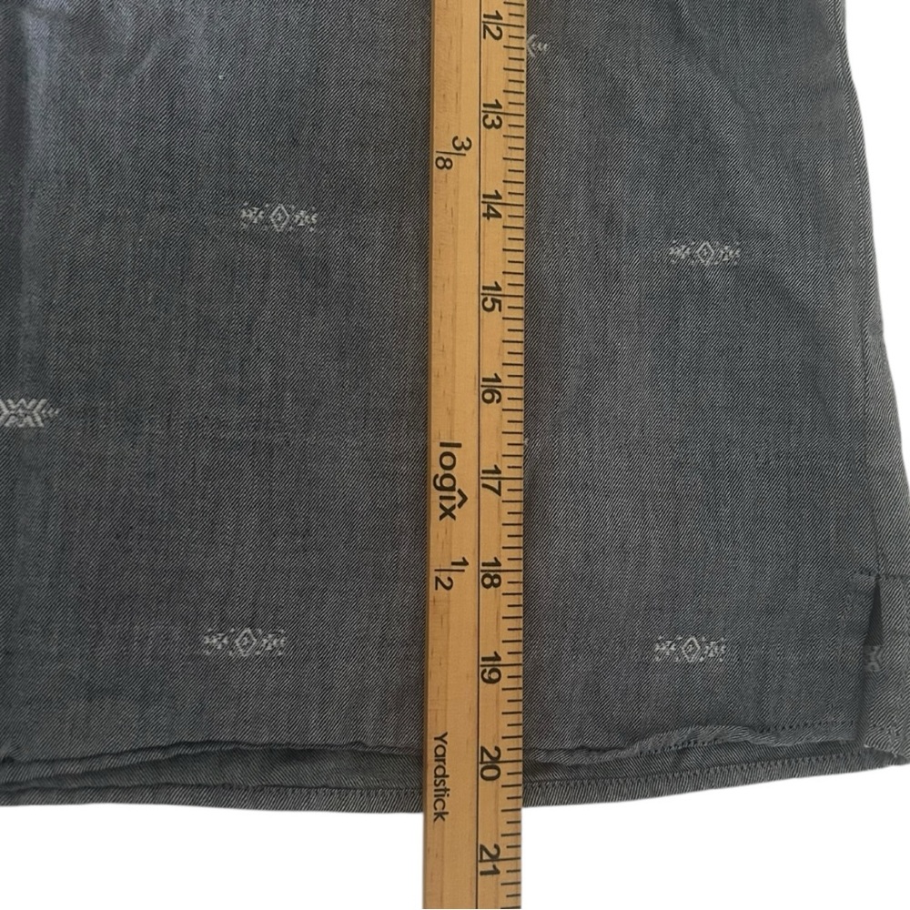 Eileen Fisher Women’s Nomadic Stripe Round Neck Cotton Shell Top Sz S - Picture 6 of 8